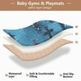 thumbnail image 5 of WOBOGO Black Haired Lass Baby Playmats Extra Large Waterproof Rollable Activity Pads for Toddlers 50×50inch, 5 of 7