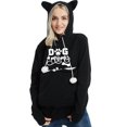 thumbnail image 2 of Sudadera con orejas de gato y bolsillo grande para mascotas de manga larga para mujer Pompotops gfhjh23269, 2 of 6