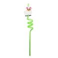 thumbnail image 4 of 24 pajitas reutilizables de plástico para beber de animales de la selva para niños, suministros para fiestas temáticas de animales de granja en colores aleatorios, 4 of 8