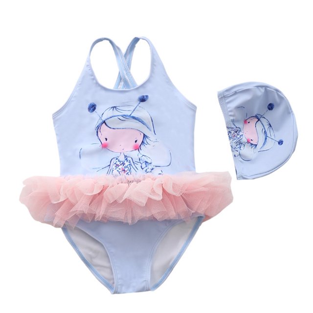 Newborn Baby Girls Baby One Piece Swimsuits with Tutu Dress