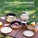 thumbnail image 3 of Juego de utensilios de cocina para acampar y hacer senderismo, kit de utensilios de cocina para picnic portátil para exteriores de aluminio, 3 of 8