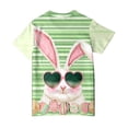 thumbnail image 5 of Staki Easter-Themed Clothes for Kids Easter Bunny Shirt for Toddler Boys Girls Kids Eggs-Track Tees Eggs Tractor T-Shirts 1-9Y 10-13Y(Light Green,6-7 Years), 5 of 6