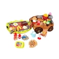 thumbnail image 1 of Juego de 59 juguetes de hamburguesas, juguetes educativos Montessori, juego de cocina para habilidades sociales, juego de cocina para niños de 3, 4 y, 1 of 9