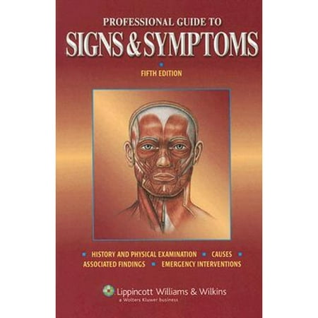 UPC: 9781582555102 | Professional Guide to Signs & Symptoms (Hardcover) by Lippincott Williams & Wilkins (Creator)