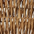thumbnail image 4 of Sunnydaze 11" Indoor/Outdoor Hyacinth Tall Square Planter - Set of 2 Poly-Wicker Planters with Plastic Inlay - Barley, 4 of 7