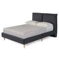 thumbnail image 4 of Cama Matrimonial Makora Zenvia Oxford Tapizada en Tela Tipo Velvet (No Incluye Colchón), 4 of 8