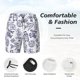 thumbnail image 3 of Balery World Travel2 Bañador para hombre, shorts de playa de secado rápido con entrepierna y forro de compresión-XX-Large, 3 of 6