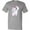 Athletic Heather, variant on I'm Purrdy Cute White Kitty Cat T-Shirt
