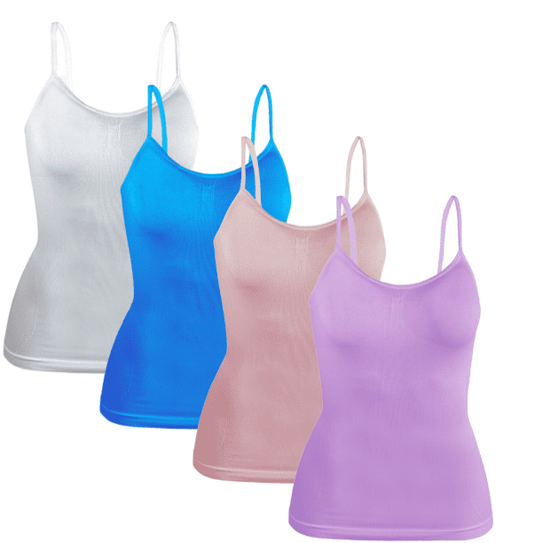 Set 4 Blusas Mujer Tirantes Casual Blusa Crop Top Dama
