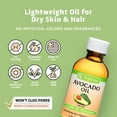 thumbnail image 3 of De La Cruz Avocado Oil, 100% Pure, Expeller Pressed, Moisturizer for Skin and Hair, 2 fl Oz, 3 of 8