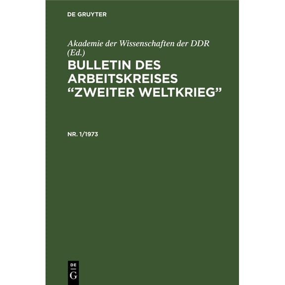 Bulletin des Arbeitskreises "Zweiter Weltkrieg", (Hardcover)