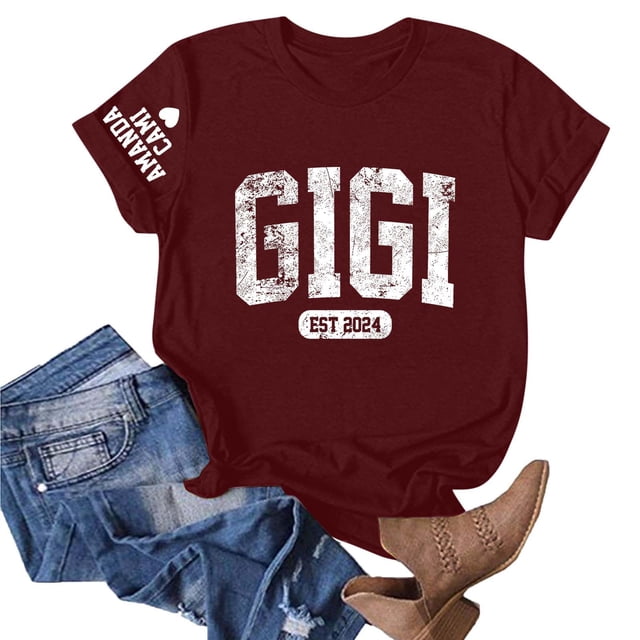 Fiudx Ofertas Flash Del Día Tops con Estampado de Moda para Mujer, Blusa de Manga Corta, Camisetas Divertidas con Cuello Redondo
