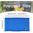 thumbnail image 3 of Daoeny Large Bird Cage Cover, Bird Cage Seed Catcher, Adjustable Soft Airy Nylon Mesh Net, Birdcage Cover Skirt Seed Guard for Parrot Parakeet Macaw African Round Square Cages (Blue), 3 of 14