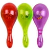Children Cheering Light-up Maracas Toys Battery Operated LED Glowing Rattle for Party Random Color
