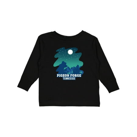 

Inktastic Smoky Mountains Pigeon Forge Tennessee with Bear Gift Toddler Boy or Toddler Girl Long Sleeve T-Shirt
