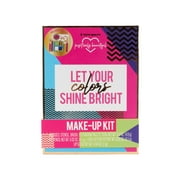 Taste Beauty Power Line- Make-up kit, includes stencil, powder set, brush, lip gloss, eye pencil, and loose glitter pot