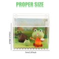 thumbnail image 3 of UYUH Miniature Animal Statue Resin Figurine with Acrylic Display Case, Cute Tabletop Decor for Bookshelf, Birthday Gifts, and Home Office Animal Design, 3 of 7