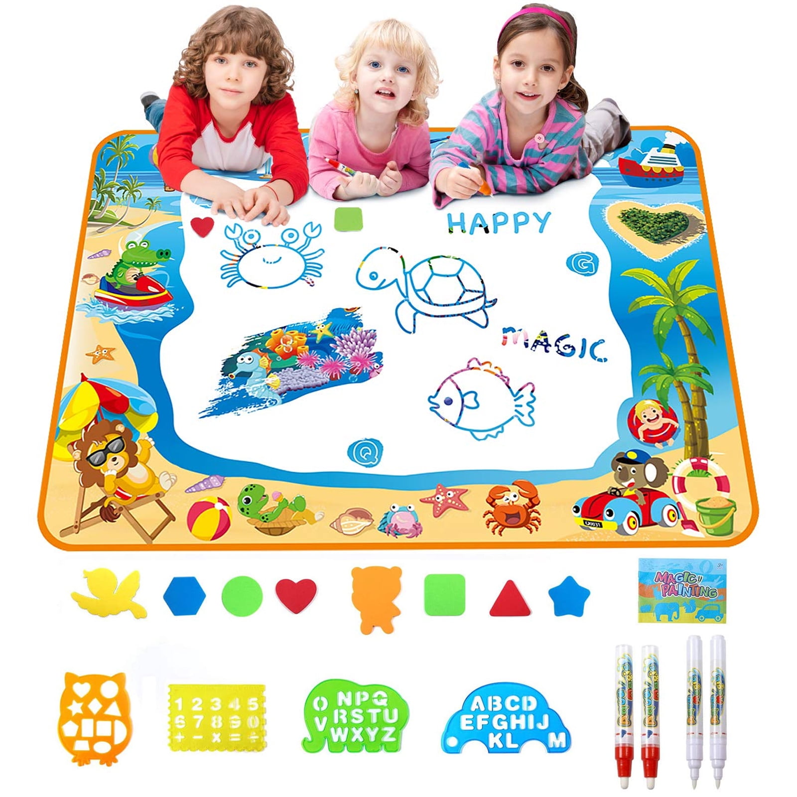 Water Doodle Mat, Doodle Drawing Mat, Aqua Magic Drawing Painting Mat