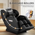 thumbnail image 2 of HSUNNS Massage Chair, PU Leather Full Body Massage Recliners with Heat and Portable Stand, Zero Gravity Massage Recliner Chair with Touch Screen and Foot Rollers Scraping, Black, 2 of 8