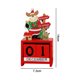 thumbnail image 2 of Calendario creativo de madera con decoraciones navideñas, 2 of 5