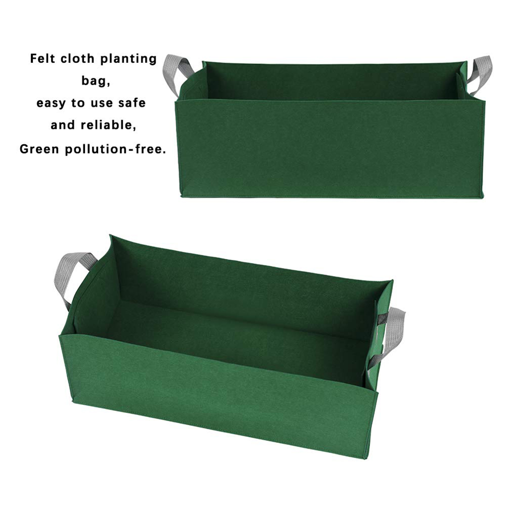 Square Garden Growing Bags Vegetables Planter Bag Container with Handle;Square Garden Growing Bags Vegetable Planter Bag Container with Handle - image 3 of 8