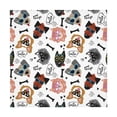 thumbnail image 6 of Wukai Hip Hop Dog Waterproof Tablecloth for Kitchen Dining, Fits Square Tables for 2-4 Seats -60"x60", 6 of 7