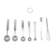thumbnail image 1 of Cucharas Medidoras ANGGREK Anillo Desmontable 7 En 1 De Acero Inoxidable Con Batidor De Huevos, 1 of 8