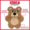 thumbnail image 2 of KONG® Snuzzles Kiddo Plush Squeaker Dog Toy, Teddy Bear, Small, 2 of 5