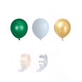 thumbnail image 1 of Kit de arco de corona verde, globo dorado, adorno de bola de lámina cromada, 1 of 5