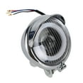 thumbnail image 2 of 5″ Motorcycle Bike Chrome Bullet Headlight Spot Fog Lamp Bulb For Harley Chopper, 2 of 9
