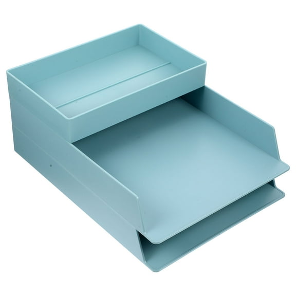 Stackable Document Storage Box Storage Shelves Storage Container Office File Shelf Student