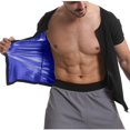 thumbnail image 5 of Wancir Sauna Tank Top for Men with Zipper, Men's Slimming Sweat Burn Fat Tummy Control Shapewear Short Sleeve, 5 of 8