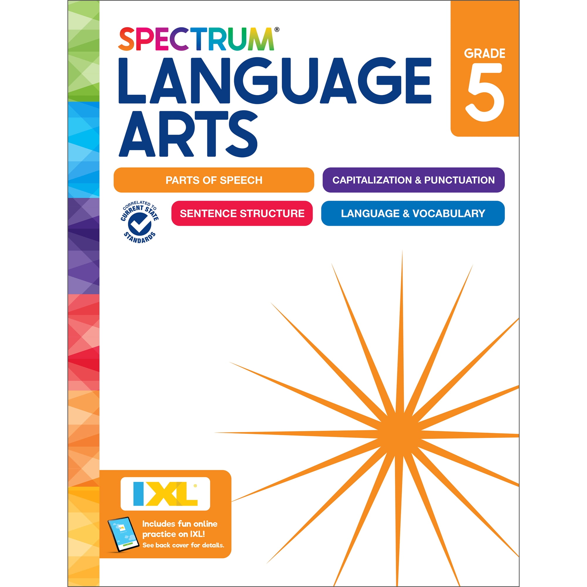 Spectrum Language Arts Workbook (192 pages) Grade 5