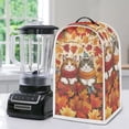 thumbnail image 5 of HELLHERO Kitchen Blender Dust Covers for Home Kitchen Indoor Reusable, Fitted Blender Protection 15.94"H x 9.45"L x 7.28"W Cat Maple Leaf, 5 of 6