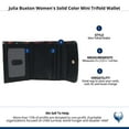 thumbnail image 4 of Julia Buxton  Stylish and Colorful Mini Trifold Wallet (Women), 4 of 4