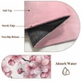 thumbnail image 6 of Pink Cherry Flower Round Area Rug 6Ft Washable Circle Rugs for Bathroom Office, Spring Watercolor Blooms Floral Branch Non-Slip Carpet Floor Mats Indoor Outdoor Carpet Runner Aesthetic Home Decor, 6 of 8