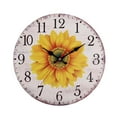 thumbnail image 2 of Clocks Clearance 30Cm European Retro Sunflower Wall Clock Home Living Room Decoration Wall Clock, 2 of 4