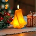 thumbnail image 4 of HBBKVI Christmas Decor LED Electronic Candle Light Christmas Creatives Home Decoration Light Simulated Flame Ambience Light Suitable for Christmas Desktop Bedroom Decoration Xmas Holiday Gift, 4 of 6