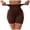 Brown-w, variant on Women's High-Waist Seamless Butt Lift Shapewear Panty Tummy Control Hip Enhancer Brief XS