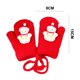 thumbnail image 3 of Guantes rojos de Navidad para niños, guantes de punto cálidos y gruesos de lana para otoño e invierno, para niños y niñas, 3 of 6