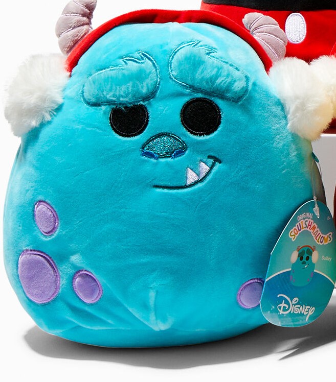 Squishmallow 12'' Disney Monsters Inc Sulley Christmas Plush