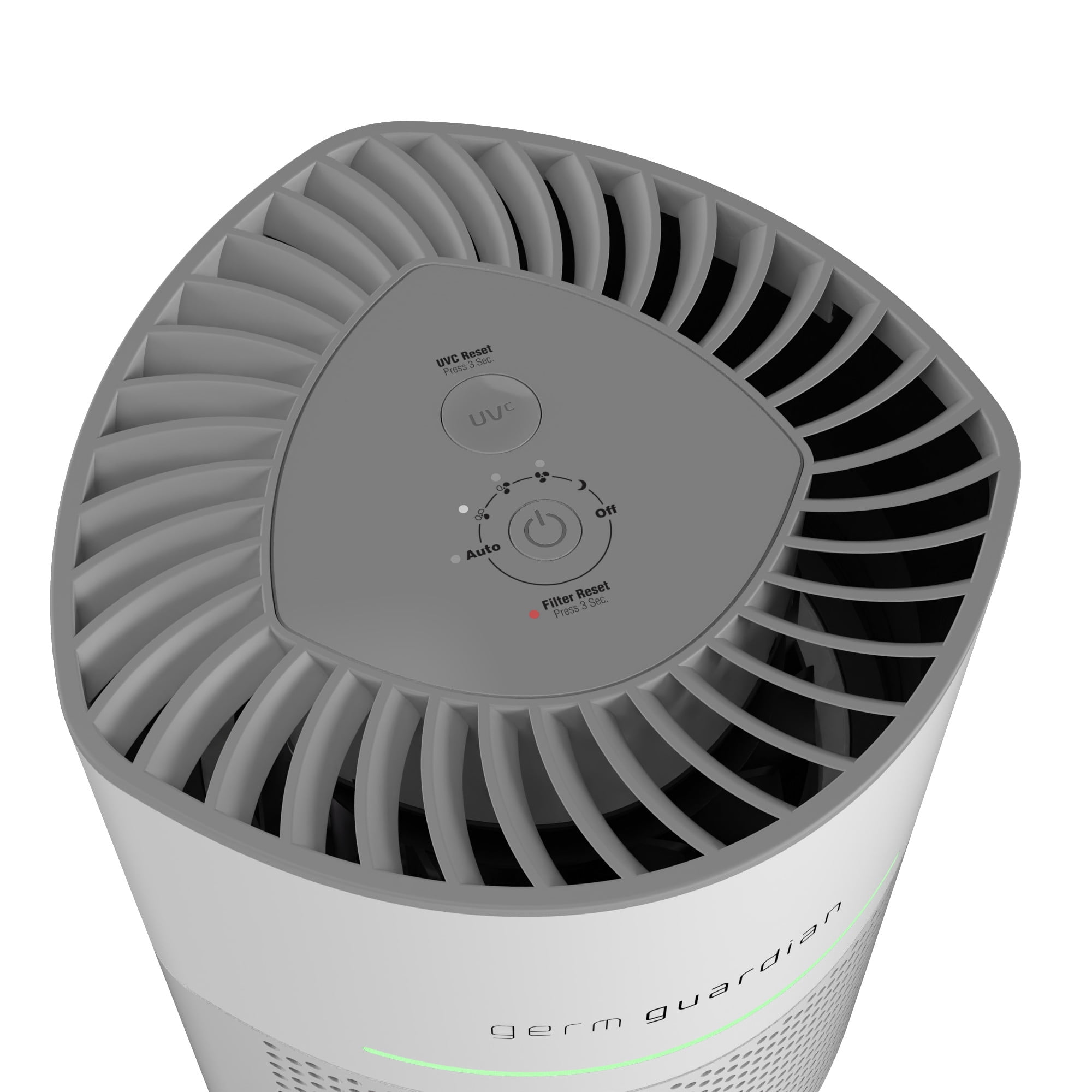 GermGuardian AirSafe+ 1043 Sq. ft. HEPA Filter Air Purifier with UV-C, White, AC3000W