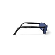 PRX Clawz Men’s Fashion Sunglasses in Matte Brown, Square, Metal, 62-16-130, with Case