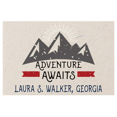 

Laura S. Walker Georgia Souvenir 2x3 Inch Fridge Magnet Adventure Awaits Design