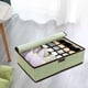 thumbnail image 4 of Organizador de ropa interior , caja de almacenamiento de calcetines con tapa, 44x29x12,5 cm, gran capacidad, organizador debajo de Verde perfecl Organizador de ropa interior, 4 of 8