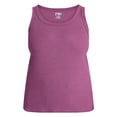 thumbnail image 5 of Terra & Sky Women's Plus Size Scoop Neck Rib Tank Top, Size 0X-5X, 5 of 5