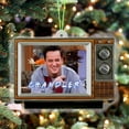 thumbnail image 4 of TV Set FRIENDS Show Chandler Bing Smile Retro Matthew Perry Christmas Tree Holiday Ornament NEW, 4 of 4
