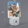 thumbnail image 2 of Uemuo Playful Cat Night Light, Night Lights Plug into Wall, Dusk to Dawn Sensor Warm White Led Night Light 0.5W-UK, 2 of 9