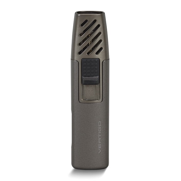 Vertigo Gunmetal Gnome Slim Single Torch Flame Lighter