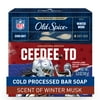 Old Spice Men's Cold Processed Bar Soap, NFL Collection, CeeDee TD, Winter Musk, 5oz